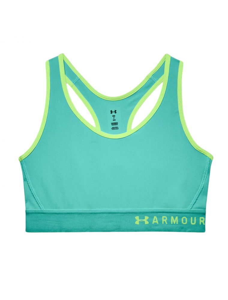 Top Mid Keyhole Bra Donna Neptune/Quirky Lime