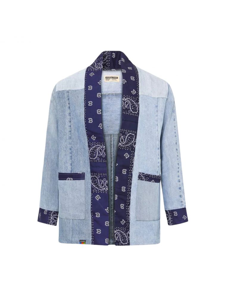 Giacca Noragi Bandana Denim Navy