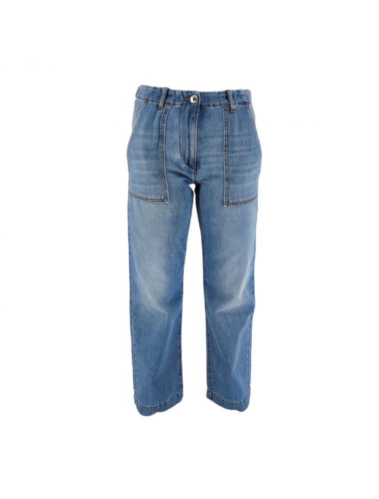 Pantaloni Lily Fatigue Fit Donna Denim