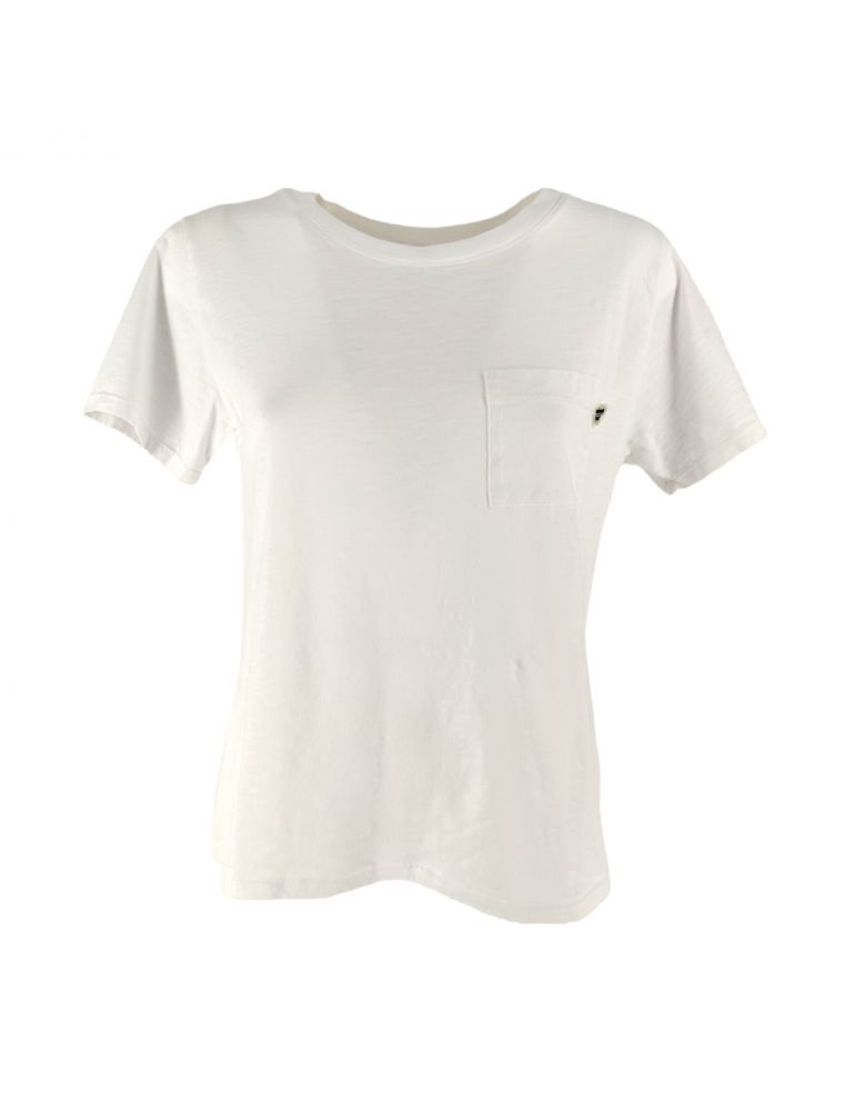 T-shirt Poket Donna White