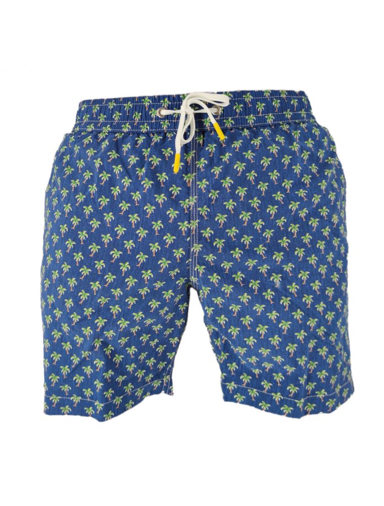Costume Swim Uomo Palme/Navy