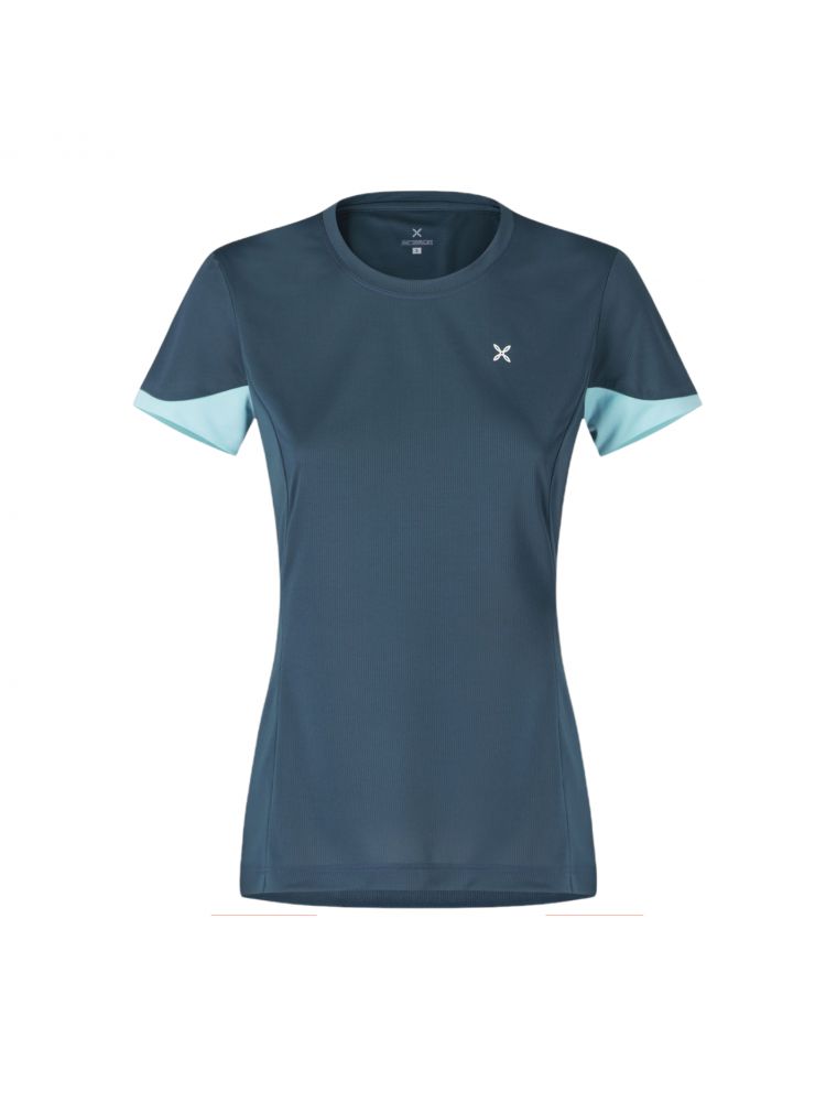 T-shirt Join Donna Blu Cenere/Ice Blue