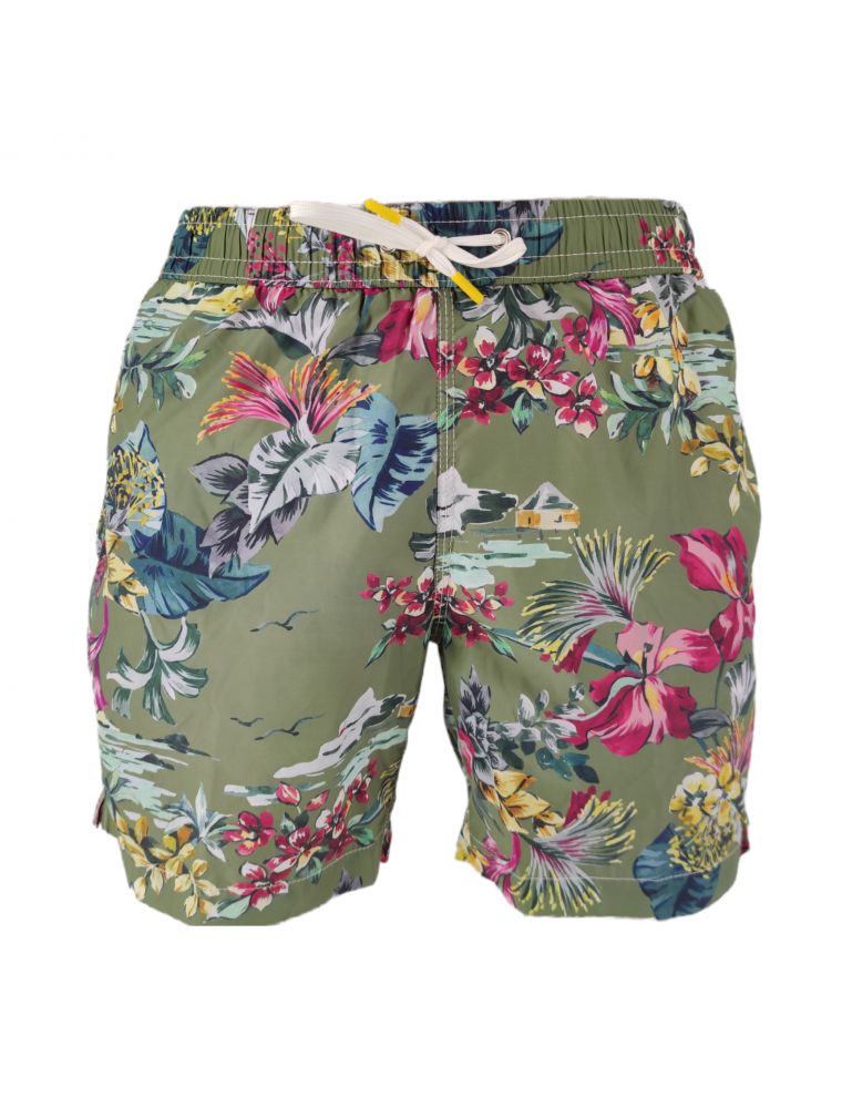Costume Swim Uomo Flower/Army