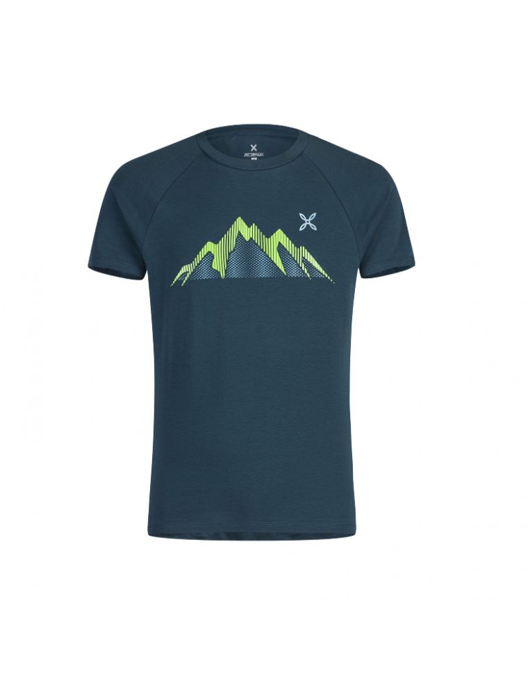 MONTURA T-shirt Summit Uomo Blu - Fabbrica Ski Sises Biella MONTURA T-shirt Summit Uomo Blu - Fabbrica Ski Sises Biella