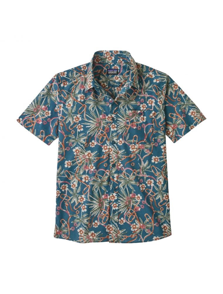 Camicia Go To Uomo Dirt Bags Multi: Abalone Blue