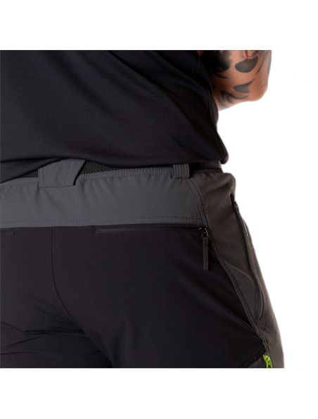TRANPC008259821 Men's Kasu Trousers Dark Shadow/Black - Fabbrica Ski Sises Biella