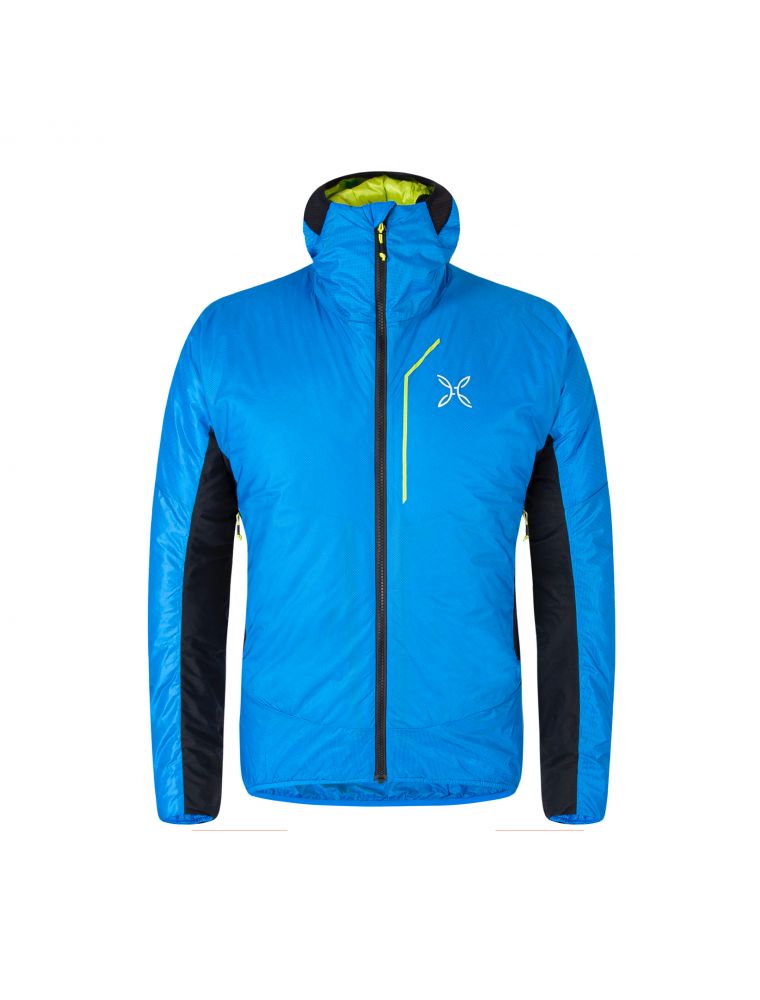 Giacca Eiger Uomo Celeste/Verde Lime