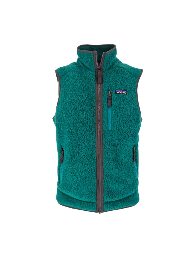 Gilet Retro Pile Uomo Borealis Green
