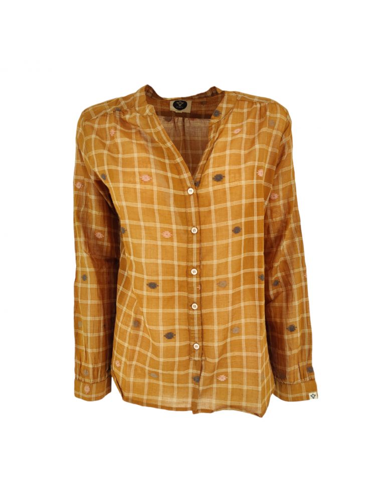 Camicia Capri Donna Jordan Check/Mustard