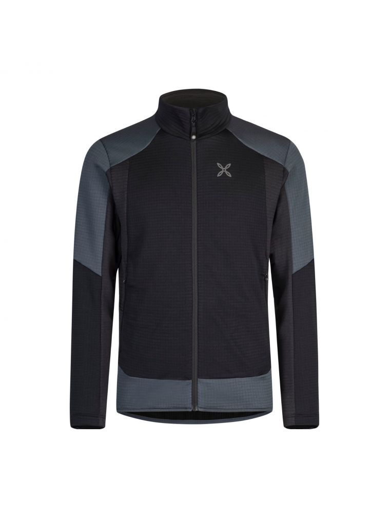 Maglia Stretch Color Uomo Nero/Piombo