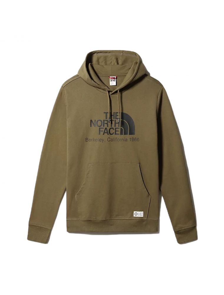 Maglia Scrap Berkeley California Hoodie Uomo Military Olive