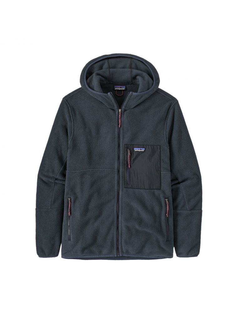 Maglia Microdini Fleece Hoody Uomo Pitch Blue