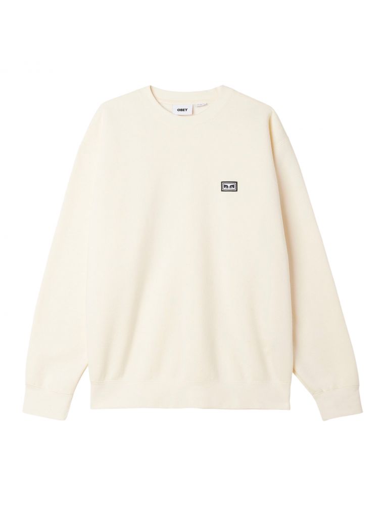 Maglia Established Works Eyes Crew Uomo Unbleached