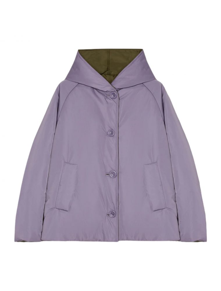 Giacca 9006 Reversibile Donna Lilac/Military