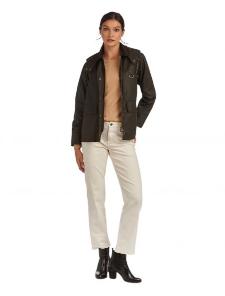 BARBLWX1081LWXOL71 Women's Avon Wax Jacket Olive/Classic - Fabbrica Ski Sises Biella
