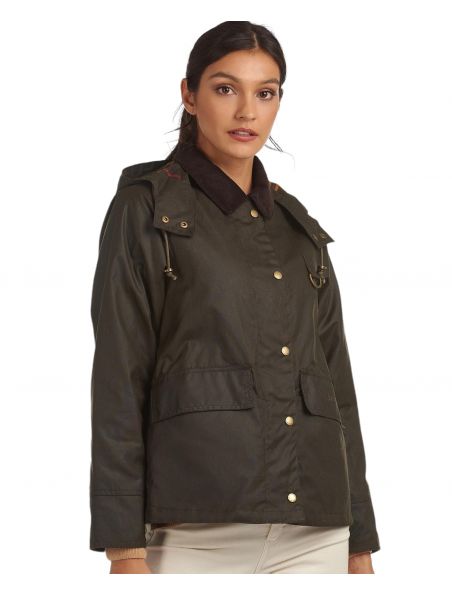 BARBLWX1081LWXOL71 Women's Avon Wax Jacket Olive/Classic - Fabbrica Ski Sises Biella