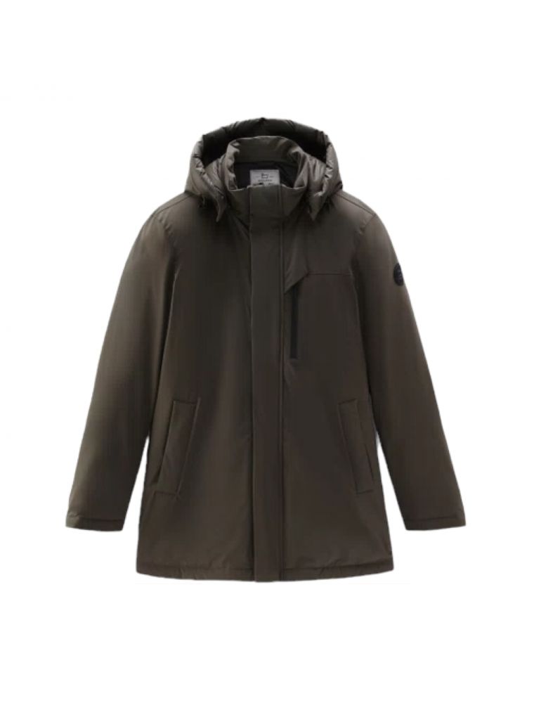 Giacca Mountain Stretch Parka Uomo Dark Green