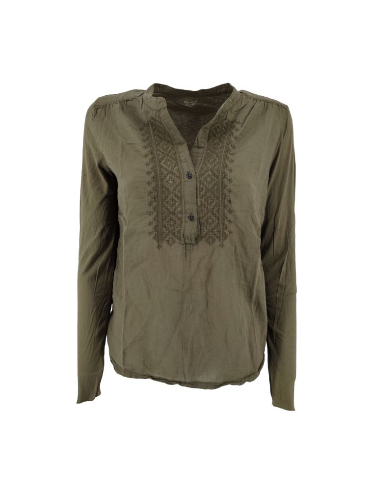 Camicia Tuahu Donna Army Green