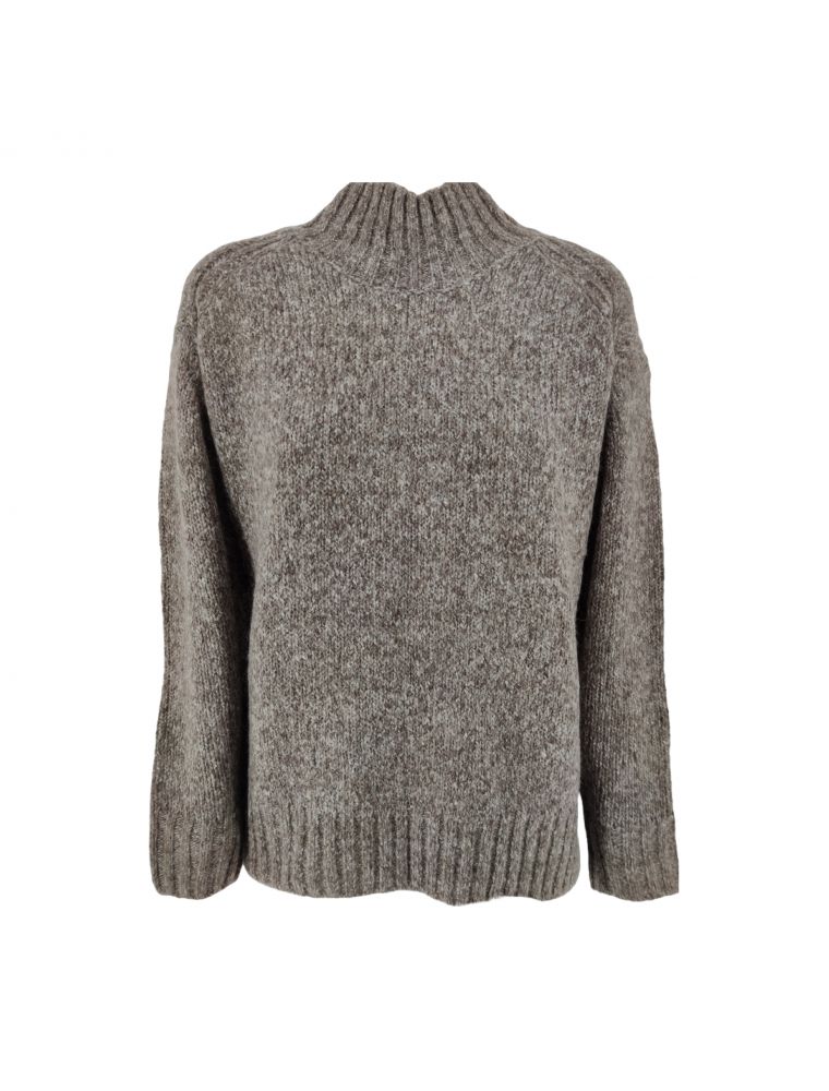 Maglia Myreille Donna Taupe Melange