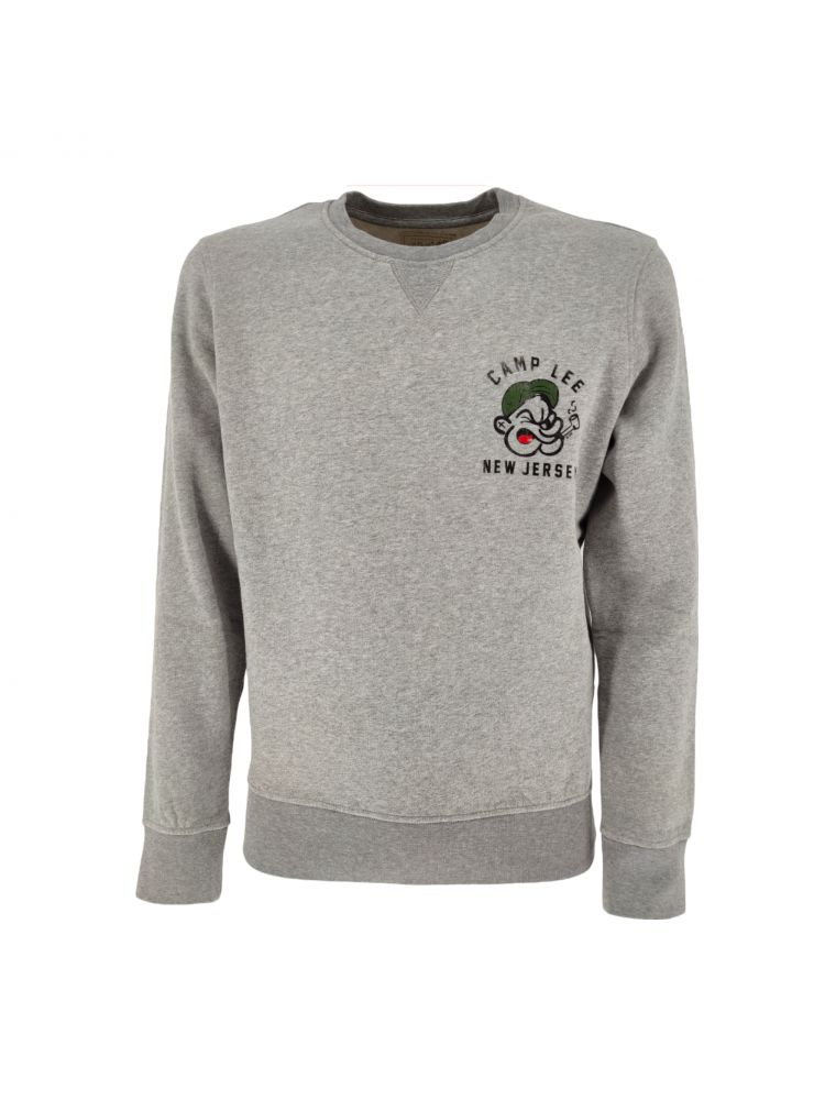 Maglia Camp Lee Uomo Grigio Melange