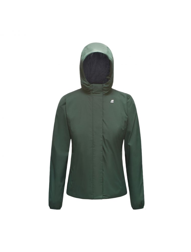 Giacca Lily Micro Ripstop Marmotta Donna Green Laurel/Blue Deep