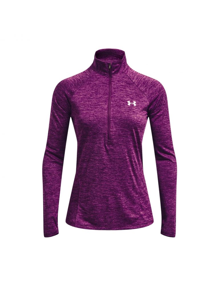 T-shirt Tech Twist 1/2 Zip Donna Rivalry/Strobe