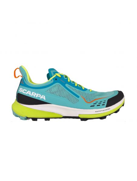 SCAR33079352 Frau Golden Gate Kima RT Turnschuhe Blue Turquoise/Sunny Lime - Fabbrica Ski Sises Biella