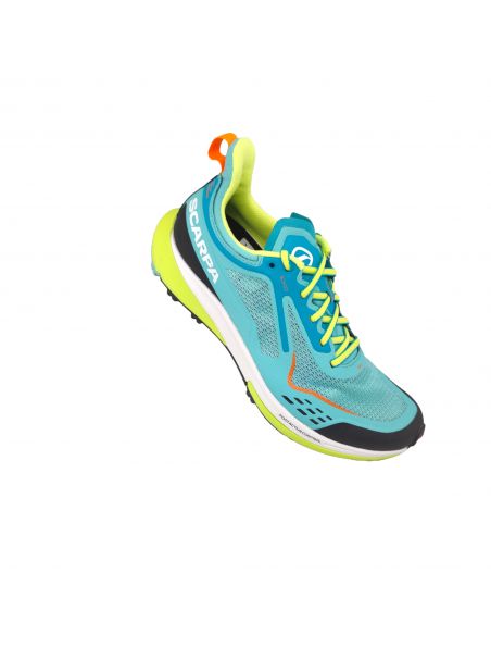 SCAR33079352 Frau Golden Gate Kima RT Turnschuhe Blue Turquoise/Sunny Lime - Fabbrica Ski Sises Biella