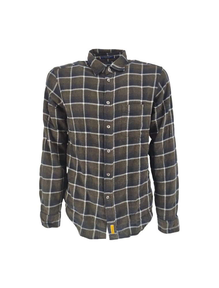 Camicia Maconse Uomo Brown/Sky