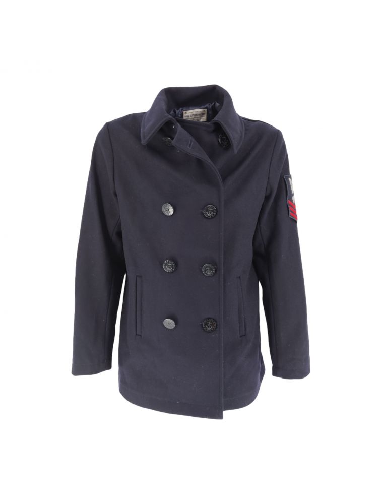 Giacca Peacoat Uomo Navy Blue