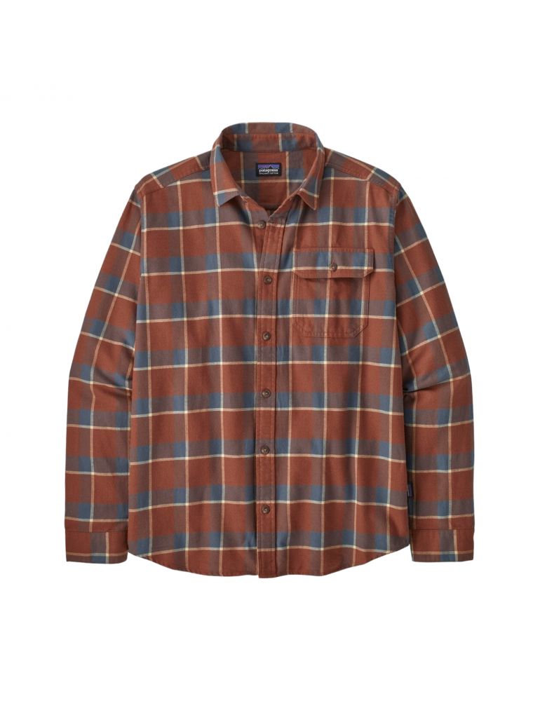 Camicia L/S Lightweight Fjord Flannel Uomo Graft: Sisu Brown