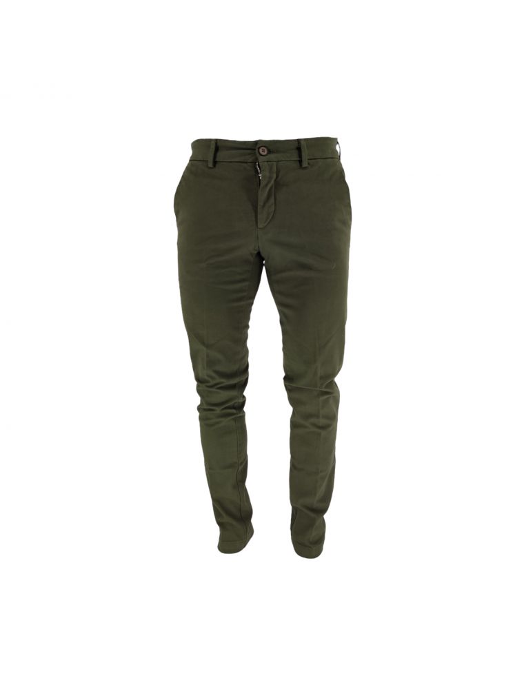 Pantaloni Mallard Cigarette Uomo Muschio