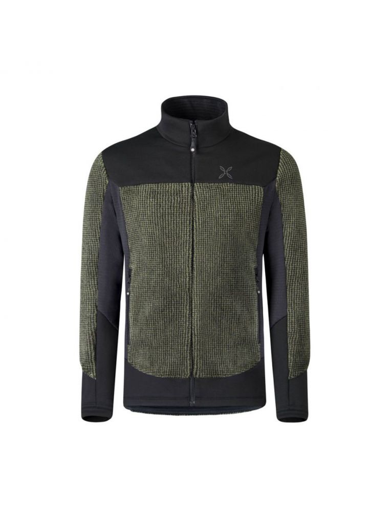 Maglia Rewind Fleece Uomo Verde Muschio