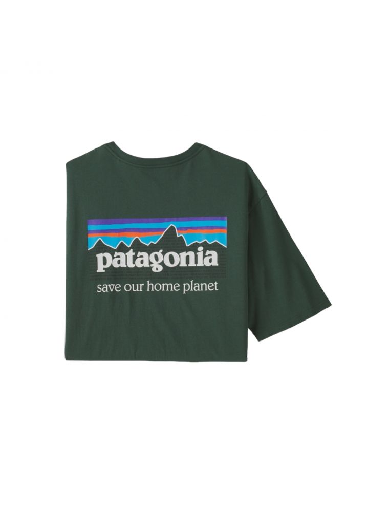 T-shirt P-6 Mission Organic Uomo Pinyon Green