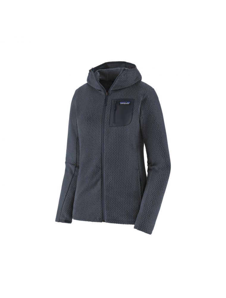 Maglia R1 Air Full Zip Hoody Donna Smolder Blue