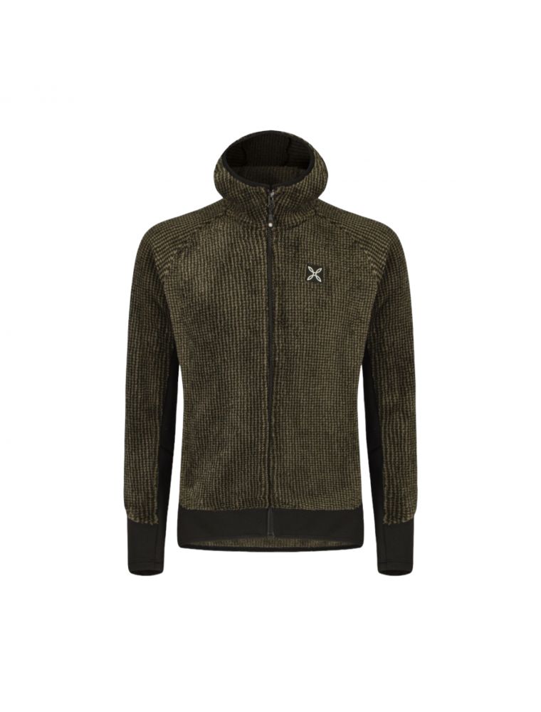 Maglia Remix Fleece Uomo Verde Muschio