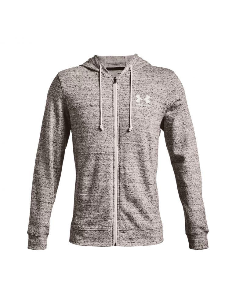 Maglia Rival Terry Full Zip Uomo Onyx White