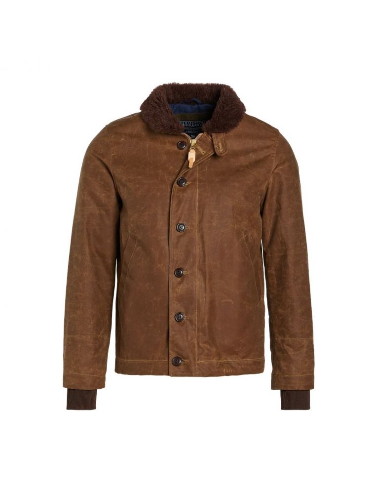 MANI7061BWXDARKTAN Men's New Deck Jacket Dark Tan - Fabbrica Ski Sises Biella MANI7061BWXDARKTAN Men's New Deck Jacket Dark Tan - Fabbrica Ski Sises Biella