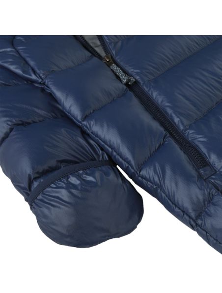 MOROP60103NENA Junior Infant Hi-Loft Down Sweater Bunting Jacket New Navy - Fabbrica Ski Sises Biella
