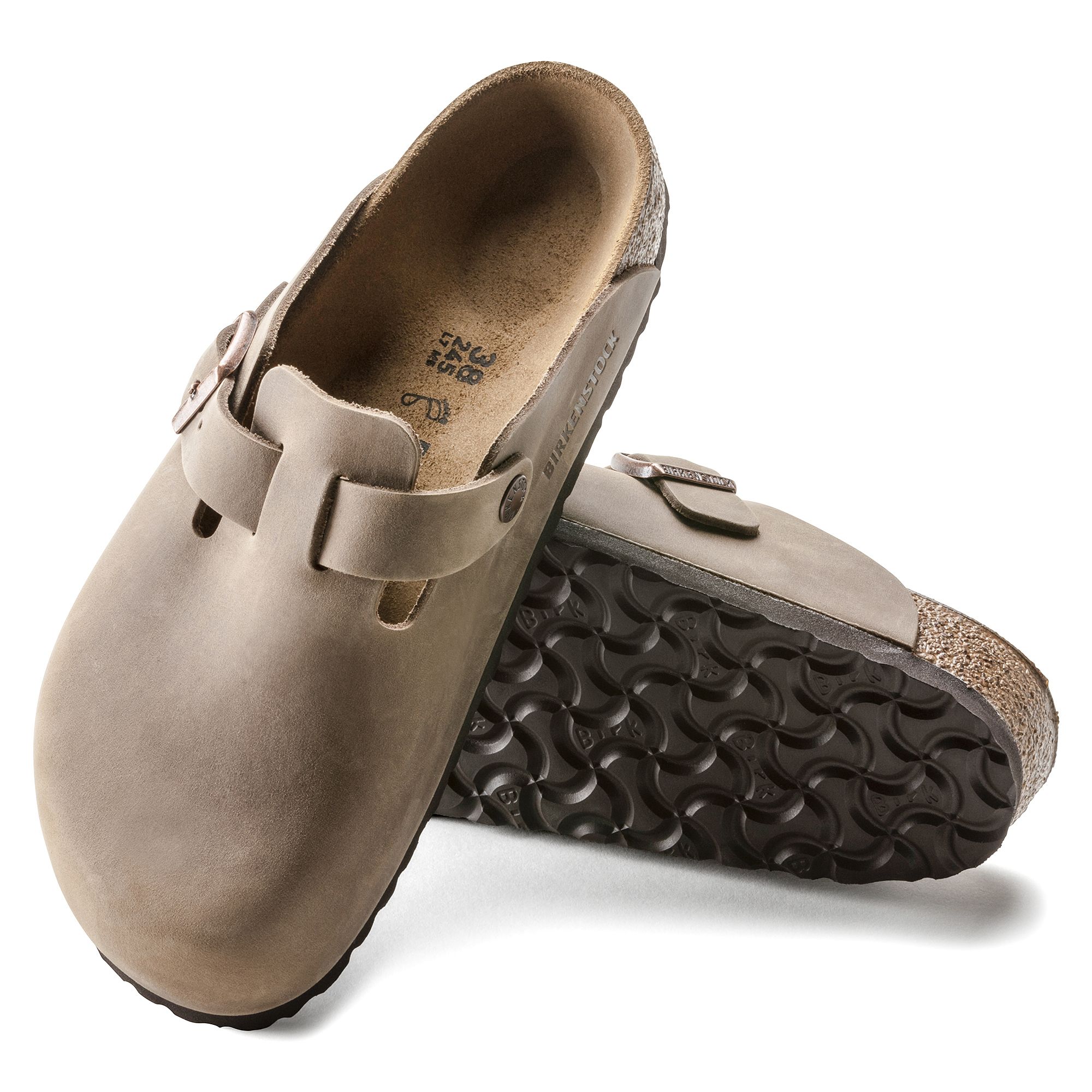 BIRKENSTOCK - Boston Sandals Tobacco Brown