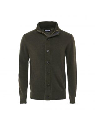 BARBMKN0731GN73 Mann Patch Zip Thru Pullover Seaweed - Fabbrica Ski Sises Biella