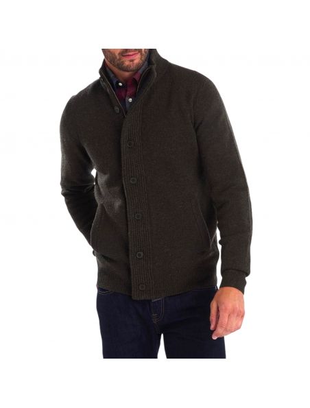 BARBMKN0731GN73 Mann Patch Zip Thru Pullover Seaweed - Fabbrica Ski Sises Biella