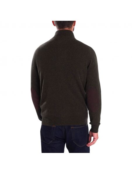 BARBMKN0731GN73 Mann Patch Zip Thru Pullover Seaweed - Fabbrica Ski Sises Biella