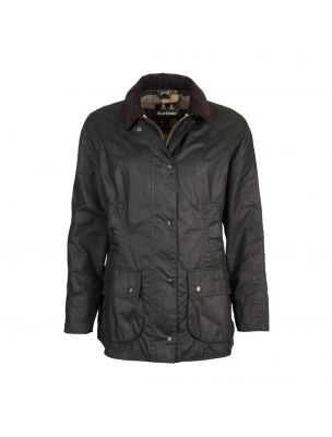 BARBLWX0667LWXSG91 Women's Beadnell Wax Jacket Sege - Fabbrica Ski Sises Biella