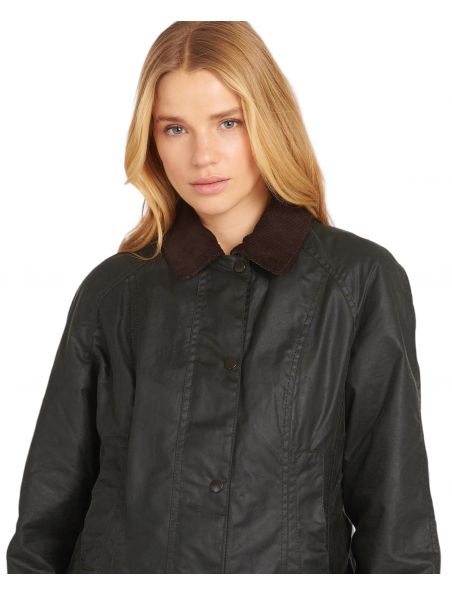 BARBLWX0667LWXSG91 Women's Beadnell Wax Jacket Sege - Fabbrica Ski Sises Biella
