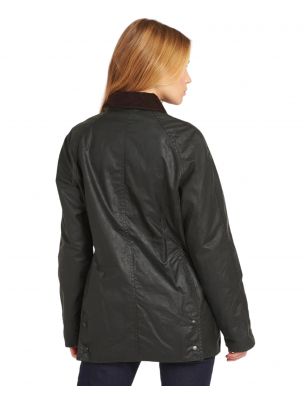 BARBLWX0667LWXSG91 Women's Beadnell Wax Jacket Sege - Fabbrica Ski Sises Biella