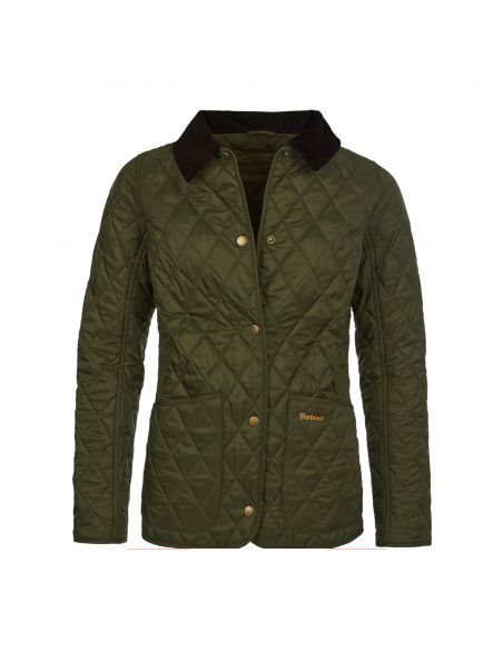 BARBLQU0475LQUOL91 Frau Annandale Jacke Olive - Fabbrica Ski Sises Biella