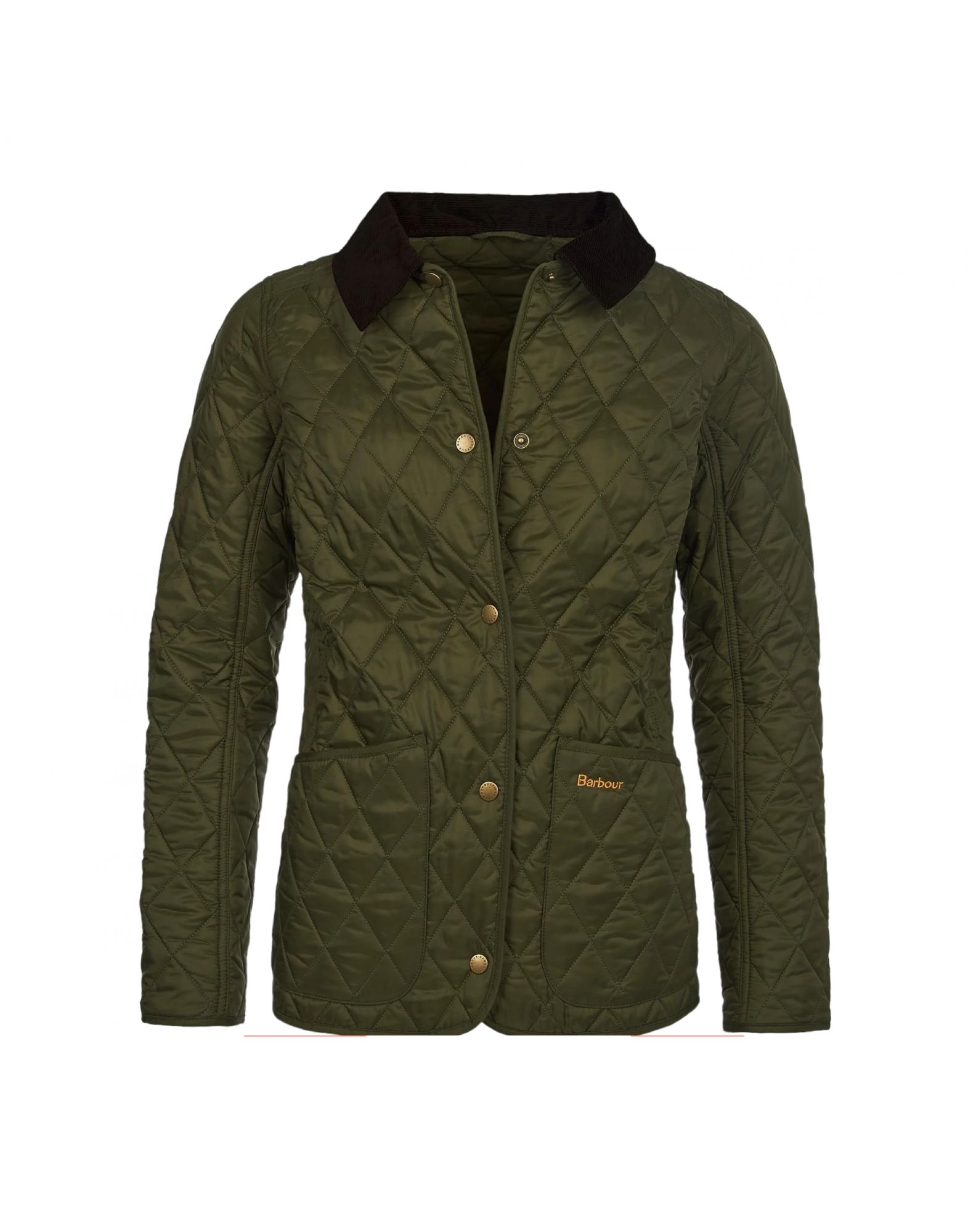 BARBLQU0475LQUOL91 Frau Annandale Jacke Olive - Fabbrica Ski Sises Biella