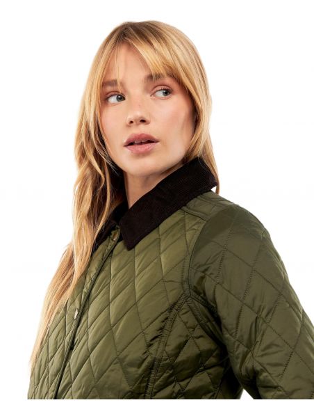BARBLQU0475LQUOL91 Frau Annandale Jacke Olive - Fabbrica Ski Sises Biella