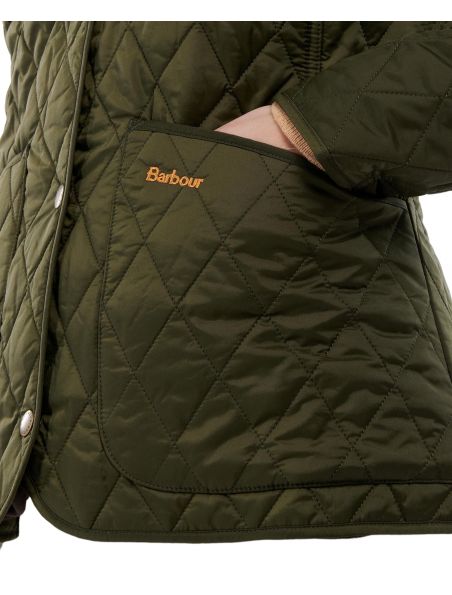BARBLQU0475LQUOL91 Frau Annandale Jacke Olive - Fabbrica Ski Sises Biella